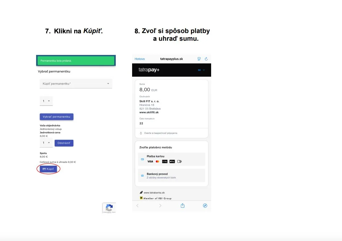 Registration guide - steps 7-8